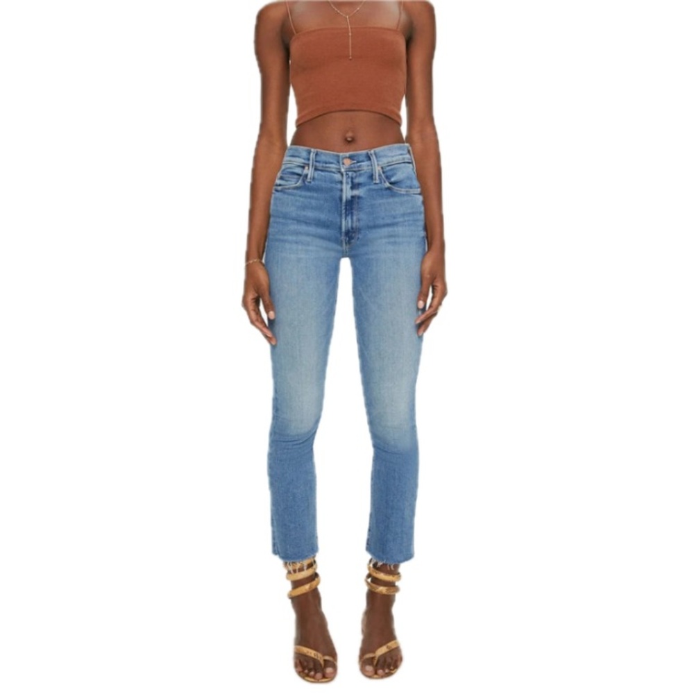 MOTHER Light Blue Straight Leg Jeans
